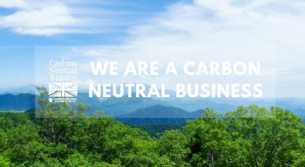 An image showing we are a Carbon Neutral Business