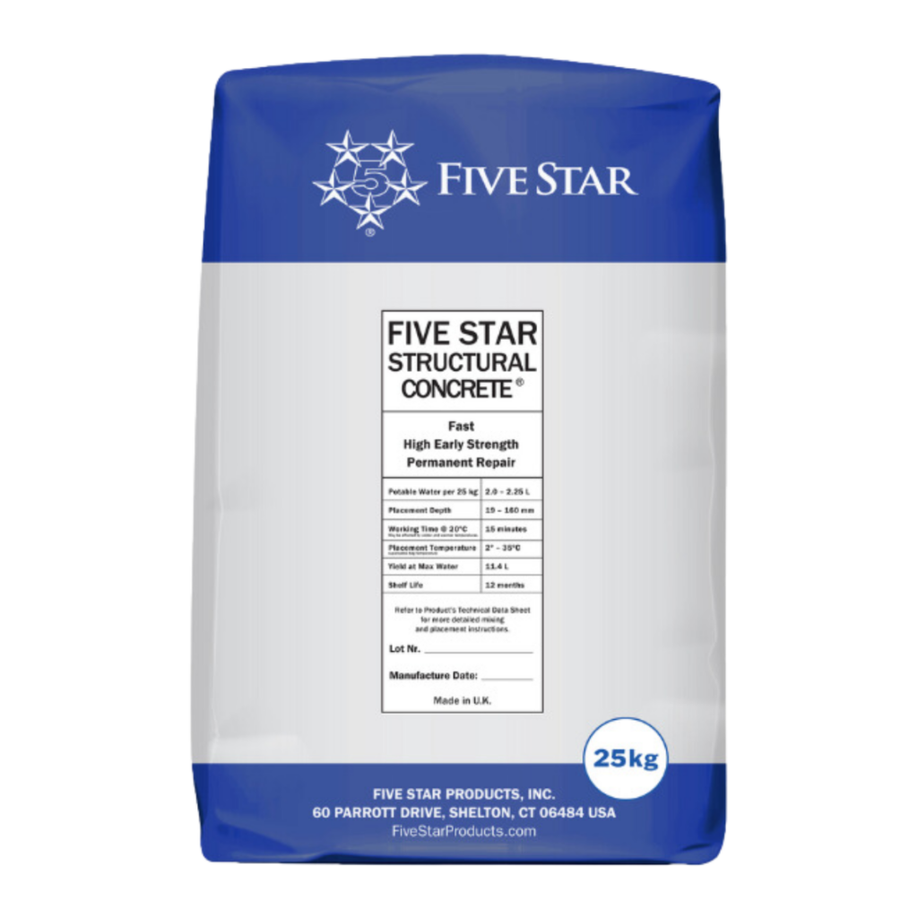 Bag of Five Star Structural Concrete